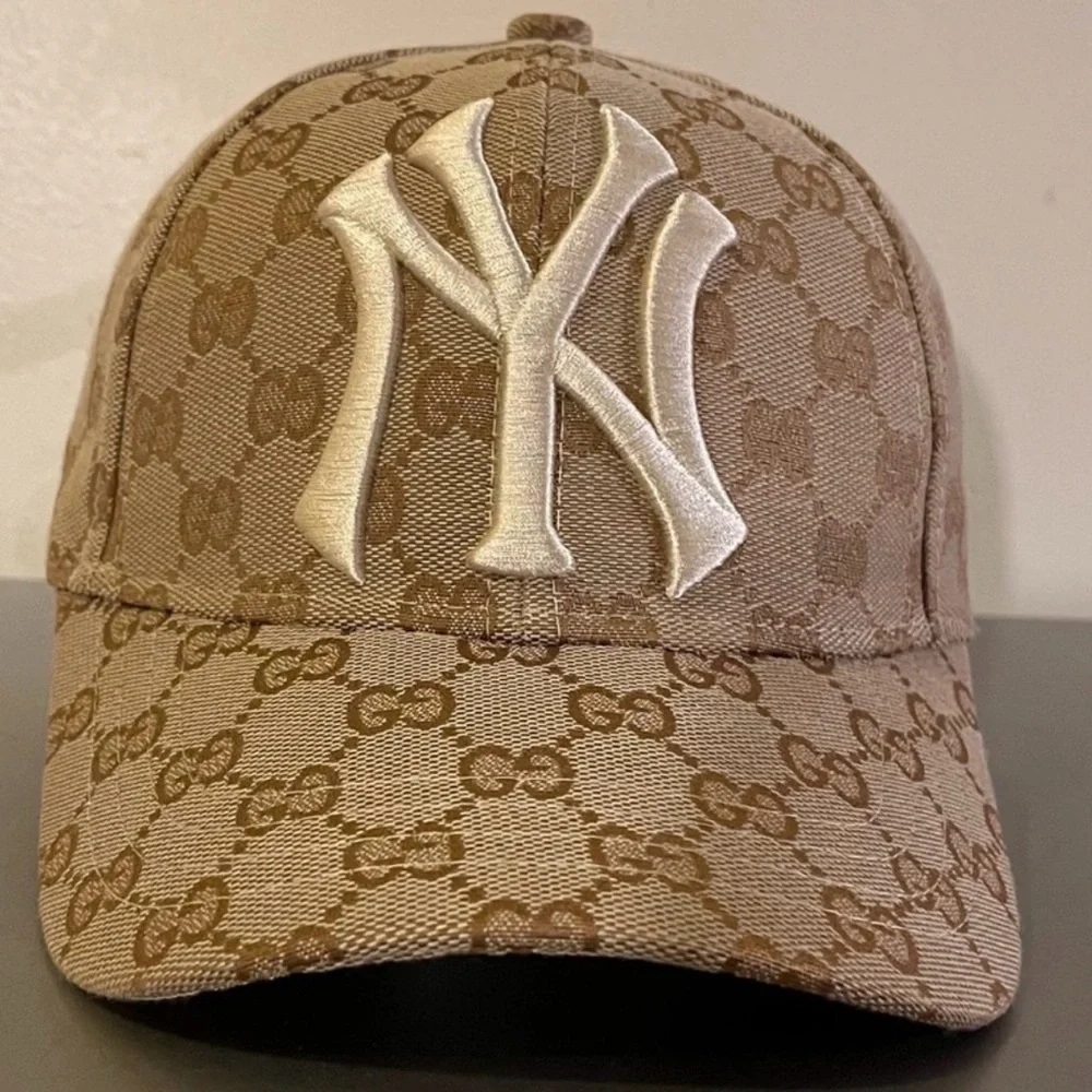 NEW “NY” Logo (Beige) baseball cap - Picture 1 of 3